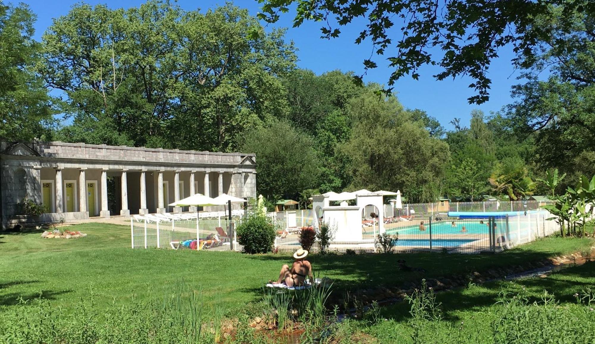 Camping 3 Etoiles - Piscine Chauffee - Vue Montagne Saint-Girons  Dış mekan fotoğraf